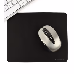 Gembird MP-S-BK-M tapis de souris Noir