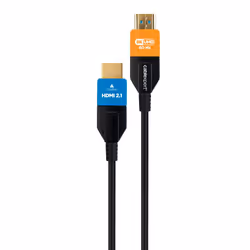 Gembird CC-HDMI8K-AOC-5M, 5 m, HDMI Type A (Standard), HDMI Type A (Standard), 48 Gbit/s, Noir, Bleu, Orange