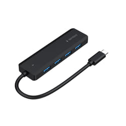 Gembird UHB-CM-U3P4P-01 hub & concentrateur USB 3.2 Gen 1 (3.1 Gen 1) Type-C Noir