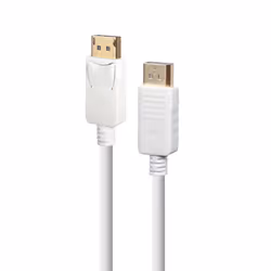 Gembird CC-DP2-6-W, 1,8 m, DisplayPort, DisplayPort, Mâle, Mâle, 3840 x 2160 pixels