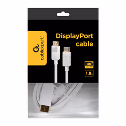 Gembird CC-DP2-6-W câble DisplayPort 1,8 m Blanc
