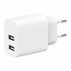 Gembird TA-UC-2A12-01, Intérieure, Secteur, 5 V, 2,4 A, Blanc