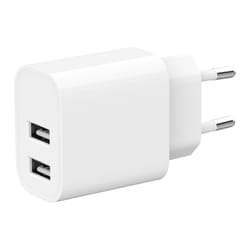 Gembird TA-UC-2A12-01 chargeur d'appareils mobiles Smartphone, Smartwatch, Tablette Blanc Secteur Intérieure
