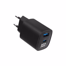 Gembird TA-UC-PDQC30LCD-BK-01 chargeur d'appareils mobiles Smartphone, Smartwatch, Tablette Noir Secteur Charge rapide Intérieure - Vue supplémentaire 4