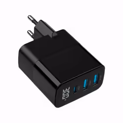 Gembird TA-UC-PDQC30LCD-BK-02 chargeur d'appareils mobiles Universel Noir Secteur Charge rapide Intérieure - Vue supplémentaire 8