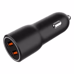 Gembird TA-UC-A2QC36-CAR-01, Auto, Allume-cigare, Noir