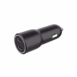 Gembird TA-UC-C2PD40-CAR-01, Auto, Allume-cigare, Noir