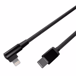 Gembird CC-USB2-CMLML-0.2M câble Lightning 0,2 m Noir