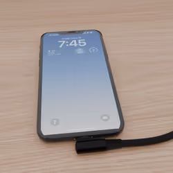 Gembird CC-USB2-CMLML-0.2M câble Lightning 0,2 m Noir