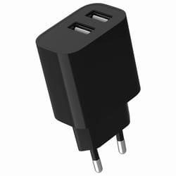Gembird TA-UC-2A12-01-BK chargeur d'appareils mobiles Universel Blanc Secteur Intérieure