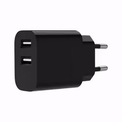 Gembird TA-UC-2A12-01-BK chargeur d'appareils mobiles Universel Blanc Secteur Intérieure