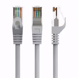 Gembird PP6U-CU-1M, 1 m, Cat6, U/UTP (UTP), RJ-45, RJ-45, Gris