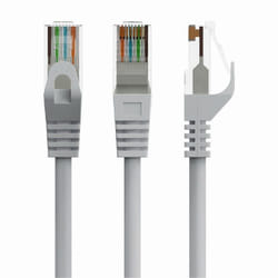 Gembird PP6U-CU-1M câble de réseau Gris Cat6 U/UTP (UTP)
