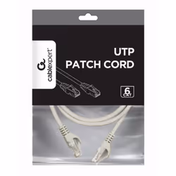 Gembird PP6U-CU-1M câble de réseau Gris Cat6 U/UTP (UTP)