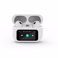 Gembird GMB Audio TWS-LCD-ANC-01-W écouteur/casque Sans fil Ecouteurs Appels/Musique USB Type-C Bluetooth Blanc