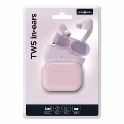 Gembird GMB Audio TWS-03-P Écouteur TWS USB Type-C Bluetooth Rose - Vue supplémentaire 7