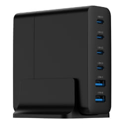 Gembird TA-UC-2A4C-PD75-01-BK chargeur d'appareils mobiles Universel Noir Secteur Charge rapide Intérieure