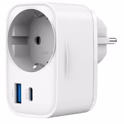 Gembird TA-ACPDQC20-01-W, Intérieure, Secteur, 230 V, Blanc