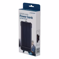 Gembird 10000 mAh solar power bank Lithium Polymère (LiPo) Noir - Vue supplémentaire 3