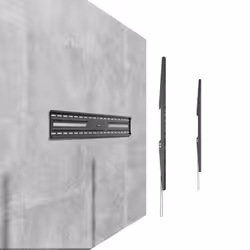 Gembird WM-100F-01 support pour téléviseur 2,54 m (100") Noir - Vue supplémentaire 6