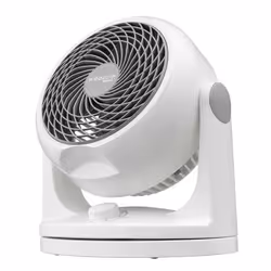 Iris Ohyama Ventilateur de table silencieux puissant & portable 23m² - PCF-HD18 - Blanc