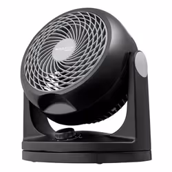 Iris Ohyama Ventilateur de table silencieux puissant & portable 23m² - PCF-HD18 - Noir