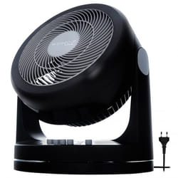 Iris Ohyama Ventilateur de table silencieux puissant & portable 33m² - PCF-HM23 - Noir