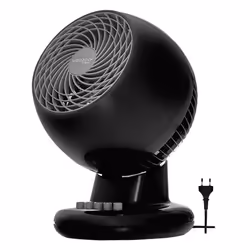 Iris Ohyama Ventilateur de table silencieux puissant & portable 13m² - PCF-M15 - Noir