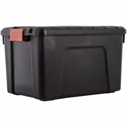 IRIS OHYAMA Lot de 3 boites de rangement bricolage - Store It All - 60 L - Noir et rouge - 59 x 395 x 355 cm