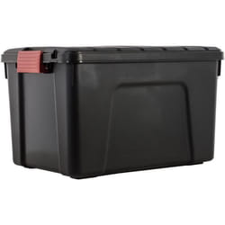 IRIS OHYAMA Lot de 3 boites de rangement bricolage - Store It All - 60 L - Noir et rouge - 59 x 395 x 355 cm