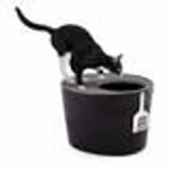 IRIS OHYAMA - Bac à Litière fermé - Pelle incluse - Couvercle à trous - Pour chat - Cat Litter Box Jump-in - Noir