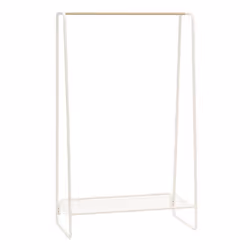 Iris Ohyama Portant vêtement Penderie dressing Porte-manteau - PI-B5 L - Blanc - L49.5 x P90 x H150 cm