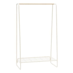 Iris Ohyama Portant vêtement Penderie dressing Porte-manteau - PI-B5 L - Blanc - L49.5 x P90 x H150 cm