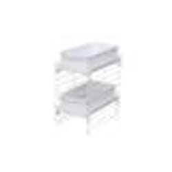 Étagère Organiseur pour placard Sous évier Extensible - IRIS OHYAMA - UST-2V - Blanc - 23 cm x 40 cm x 40 cm