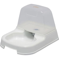Iris Ohyama  Distributeur deau pour 2 L Système anti-goutte  pour chien & chat - Pet Water Feeder - J-200 Blanc