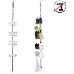 Iris Ohyama Tour de rangement Organisateur plastique 5 tiroirs de 34 L Format A4 - WC-N605 - Argent - L41 x P60 x H102.5 cm