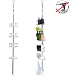 Iris Ohyama Tour de rangement Organisateur plastique 5 tiroirs de 34 L Format A4 - WC-N605 - Argent - L41 x P60 x H102.5 cm