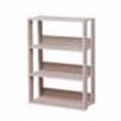 Iris Ohyama Bibliothèque Meuble de rangement à 3 Niveaux/Étagères ajustables - OWR-600-Marron Clair - L29.3 x P60 x H87.9...