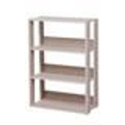 Iris Ohyama Bibliothèque Meuble de rangement à 3 Niveaux/Étagères ajustables - OWR-600-Marron Clair - L29.3 x P60 x H87.9...