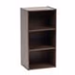 Iris Ohyama Bibliothèque Étagère de rangement Meuble dappoint- MDB-3 - Marron - L29 x P36.6 x H73.2 cm