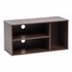 Iris Ohyama Meuble TV Meuble tele Banc TV écran jusquà 43 pouces - MDB-3S- Marron - L29 x P73.2 x H36.6 cm