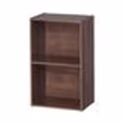 Iris Ohyama Meuble Étagère de bureau Bibliothèque Modulable Solide - CX-2FN - Marron - L29.7 x P42 x H69.2 cm