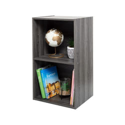 Iris Ohyama Meuble Étagère de bureau Bibliothèque Modulable Solide - CX-2FN -  Chêne Gris - L29.7 x P42 x H69.2 cm