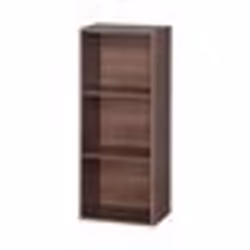 Iris Ohyama Meuble Étagère de bureau Bibliothèque Modulable Solide - CX-3FN - Marron - L29.7 x P42 x H102.9 cm