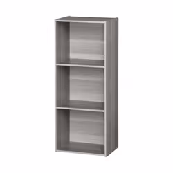 Iris Ohyama - Meuble Étagère de bureau Bibliothèque Modulable Solide CX-3FN Chêne Gris - L29.7 x P42 x H102.9 cm