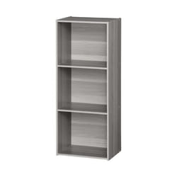 Iris Ohyama - Meuble Étagère de bureau Bibliothèque Modulable Solide CX-3FN Chêne Gris - L29.7 x P42 x H102.9 cm