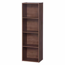 Iris Ohyama Meuble Étagère de bureau Bibliothèque Modulable Solide - CX-4FN - Marron - L29.7 x P42 x H136.6 cm