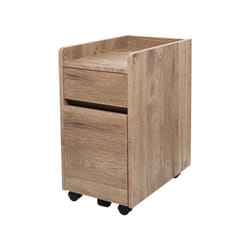 Iris Ohyama Caisson de Bureau Placard mobile roues Documents & Dossiers - FDK-3059 - Marron Cendré - L46.5 x P31.2 x H59...