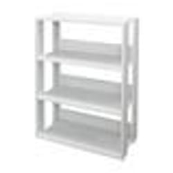 Iris Ohyama Bibliothèque Meuble de rangement à 3 Niveaux/Étagères ajustables - OWR-600-Chêne Blanc - L29.3 x P60 x H87.9...