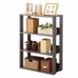 Iris Ohyama Bibliothèque Meuble de rangement à 3 Niveaux/Étagères ajustables - OWR-600 - Chêne gris - L29.3 x P60 x...